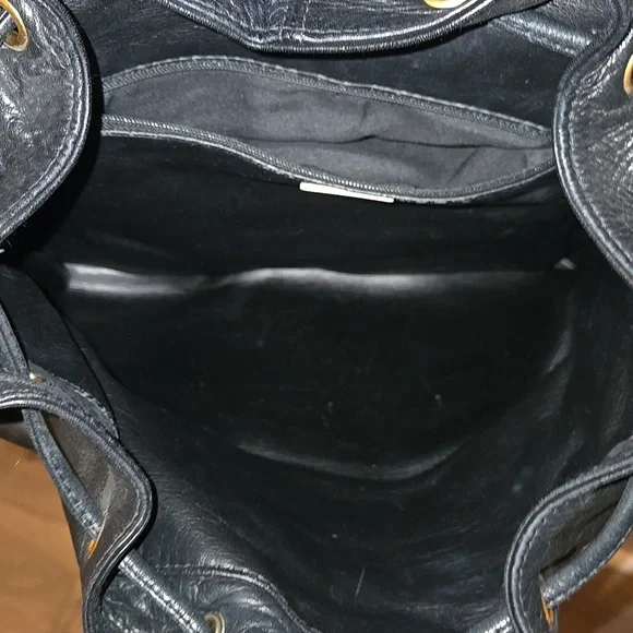 Gorgeous Dark Brown Drawstring Perlina Backpack - Picture 9 of 12